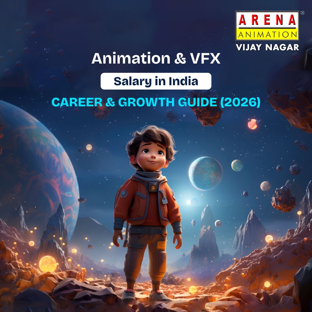 Animation and VFX salary in India showing income growth and career opportunities.