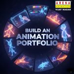 Animation portfolio creation training at Arena Animation Vijay Nagar Indore showcasing 2D 3D animation and VFX projects