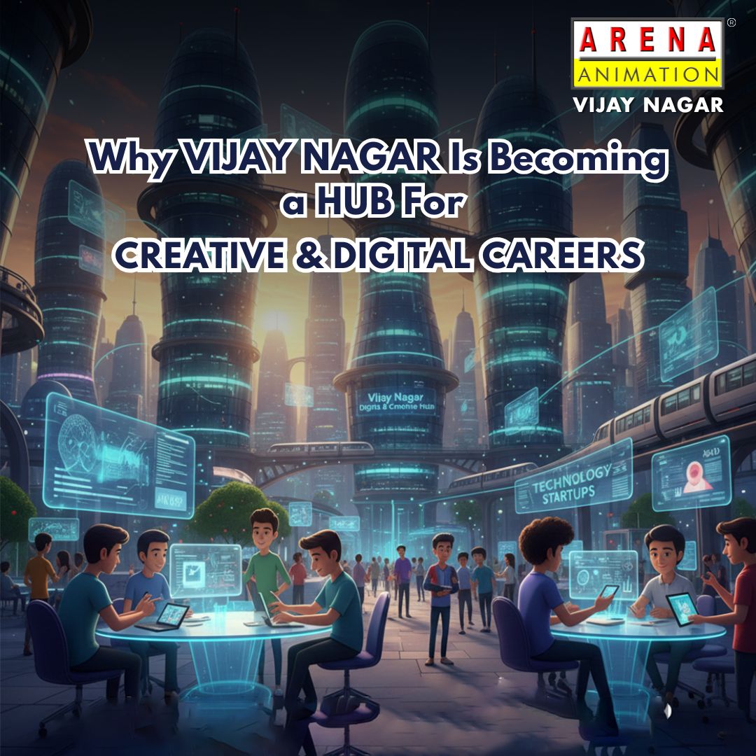 Students and professionals exploring creative and digital career opportunities in Vijay Nagar Indore, a growing hub for animation and VFX education.