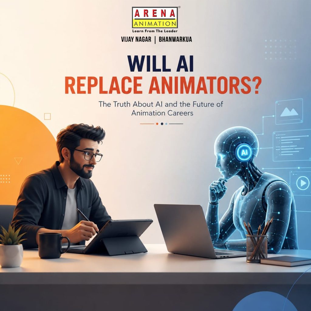 Will AI Replace Animators career analysis by Arena Animation Indore