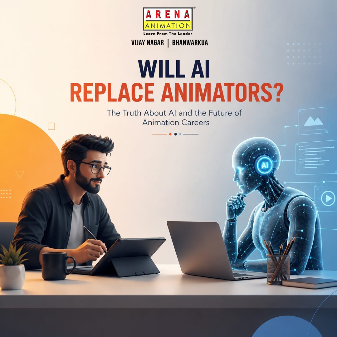 Will AI Replace Animators career analysis by Arena Animation Indore